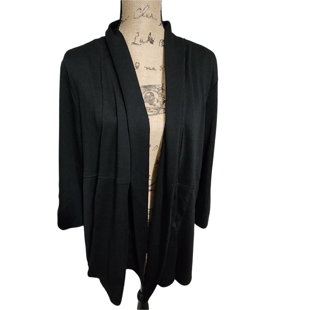 Modern‎ Soul black super cozy cardigan plus size 2X new!!! - Picture 4 of 6
